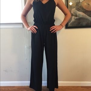 Honey punch backless jumpsuit